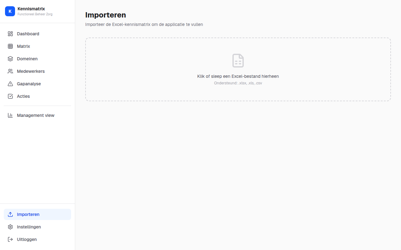 Screenshot bij Excel-Integratie — Van Spreadsheet naar Slimme Database